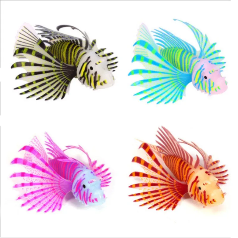 Clownfish Aquarium Plastic Swimming Faux Fake Gold Fish Aquarium Artificial Aquarium Fish Tank Decor Orname Gift Accessories