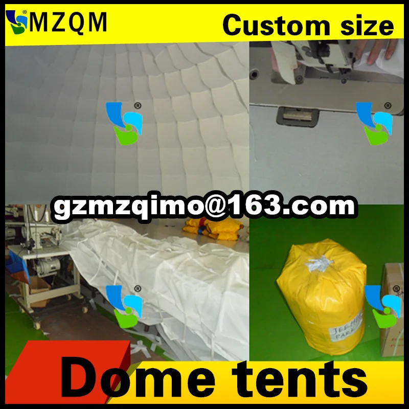Новейший дизайн надувная купольная палатка MZQM садовая Igloo освещение надувные