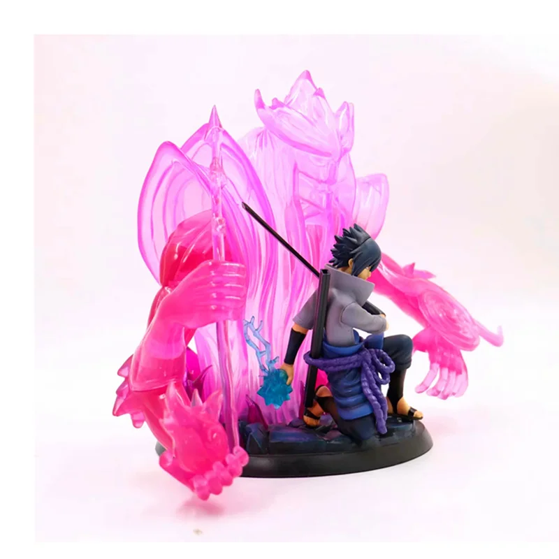 30 см Naruto Uchiha Sasuke Susanoo tempetuous God of Valour фигурка куклы игрушки ПВХ Коллекционная модель