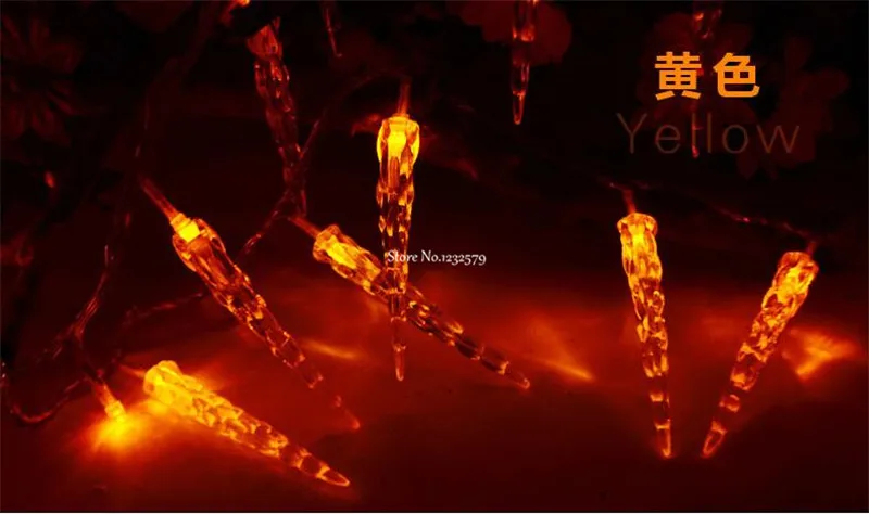 Luminaria 50 м 400 светодиодный гирлянда Рождественская гирлянда светильник сосулька лампа для рождественской елки гирлянда Свадебная вечеринка уличное украшение