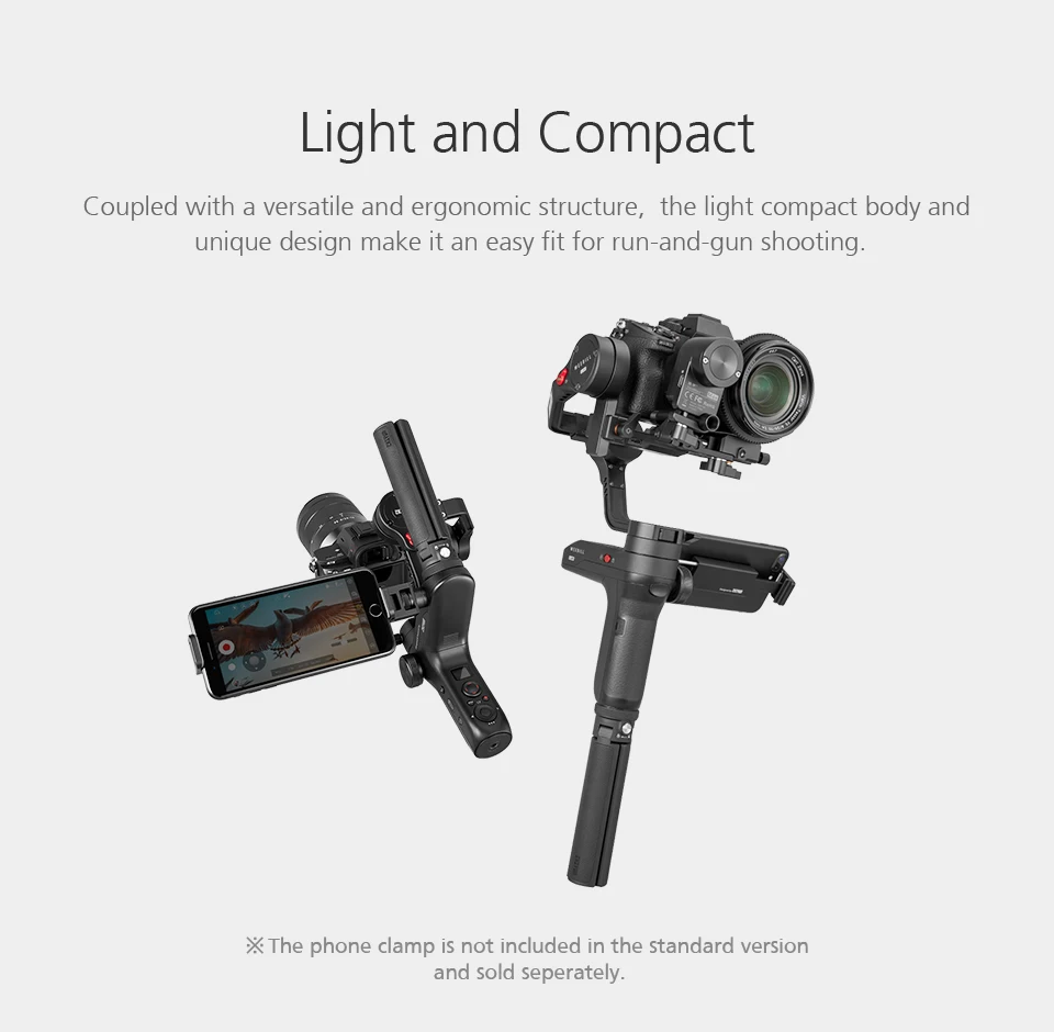 Zhiyun Weebill лабораторная камера стабилизатор Беспроводная передача изображения для беззеркальной камеры ручной 3-осевой карданный стабилизатор vs Crane 3