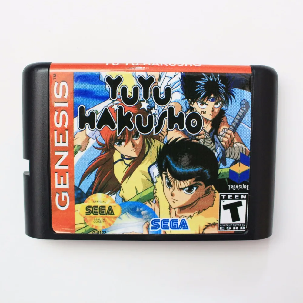 Yu Hakusho Makyoutohissen 16 бит SEGA MD игровая карта для Sega Mega Drive Genesis|sega md game card|sega games16 bit |