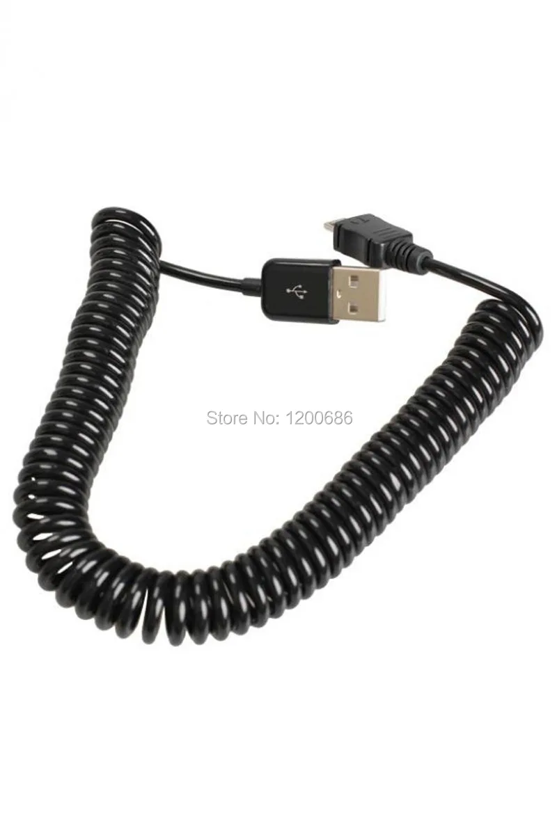 10 футов 3 м Спиральный USB 2 0 A штекер к Micro B 5Pin адаптер пружинный кабель|male male|male to