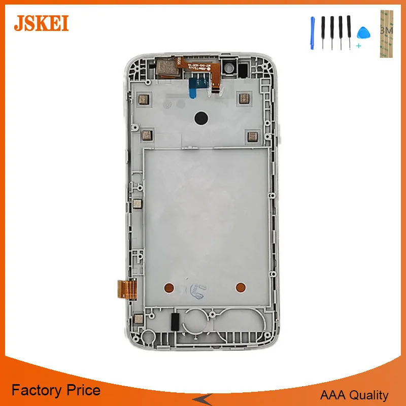 4.5 Inch Replacement Repair Parts for Lenovo A328 LCD Display with Touch Screen Digitizer Assembly Bezel Frame 10pcs/lot | Мобильные