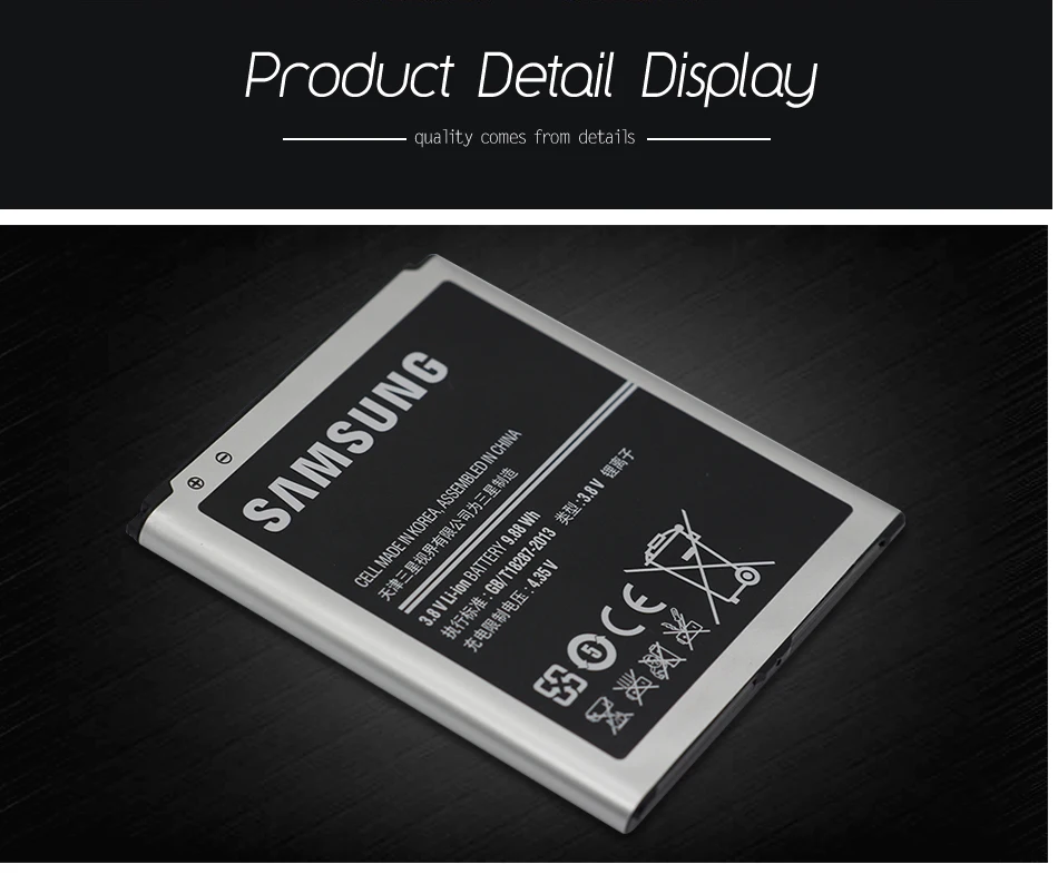 Samsung телефон Батарея EB-B220AC 2600 мА-ч для samsung Galaxy Grand 2 G7102 G710 G710K G710L G7105 G7106 G7108 G7109
