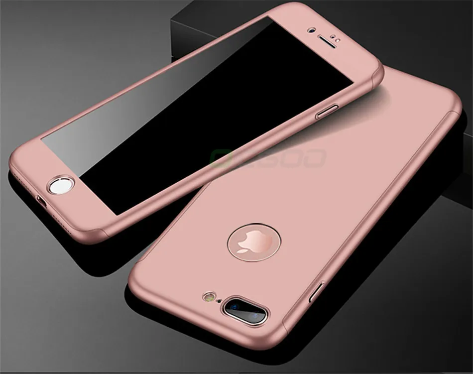 360 Полный чехол для телефона для iPhone X 8 6 6s 7 Plus 5 5S SE защитный чехол для iPhone 7 8 Plus X Xr Xs Max чехол стекло