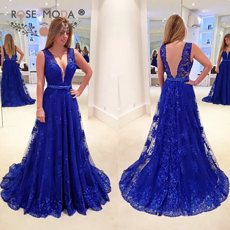 

Женское вечернее платье с глубоким V-образным вырезом, без рукавов