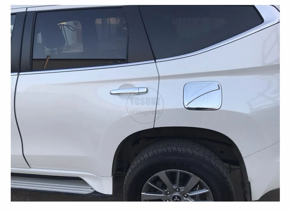 YCSUNZ черный топливный бак наклейки для MITSUBISHI PAJERO SPORT Shogun ABS аксессуары для montero sport