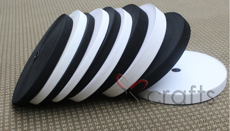 Черная эластичная лента 5 мм-60 мм для детского рукоделия/аксессуары одежды