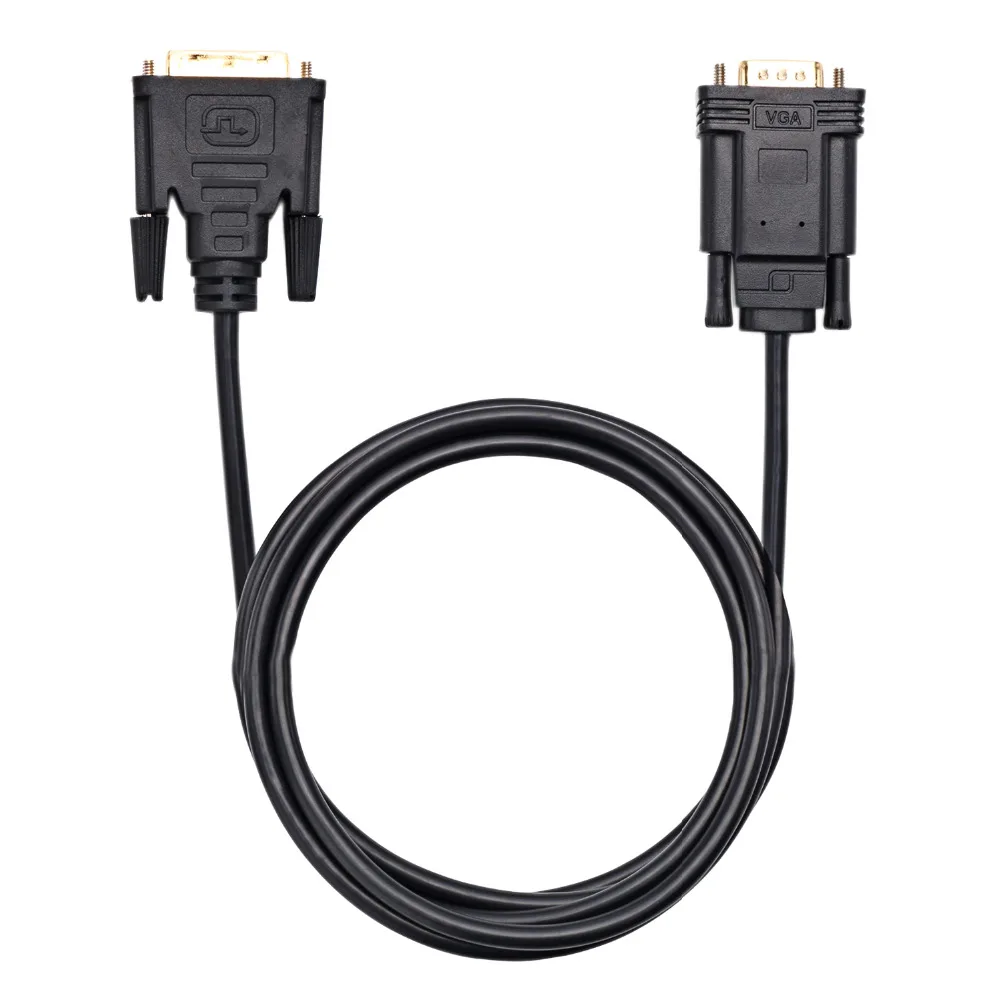 LBSC DVI 24 + 5 В VGA Мужской и мужской цифровой видео кабель позолоченная поддержка 1080P