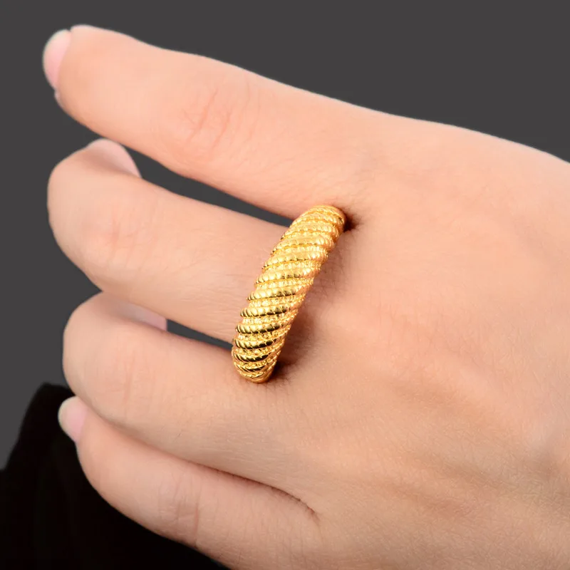 Женское кольцо из желтого золота 24 к|Кольца| |