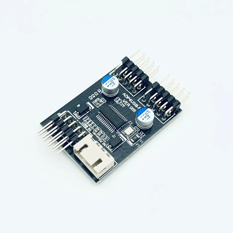 9Pin USB коннектор 1-2 плата для карт Настольный 9-Pin usb-хаб USB2.0 9Pin коннектор адаптер 30 см USB 9Pin кабель+ SATA кабель питания
