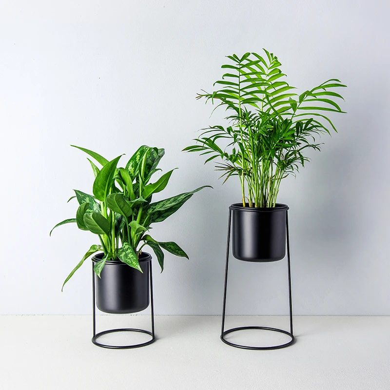 Набор из 2 стоячих контейнеров для растений стоячие плантаторы подставка один