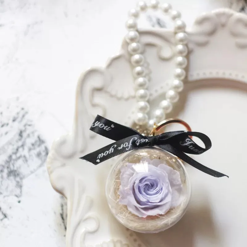 Вечная роза подарок на день матери вечные розы в куполе жемчужный орнамент