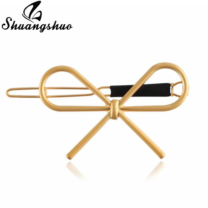 Shuangshuo корейский стиль бант украшения для волос заколка женская свадебная