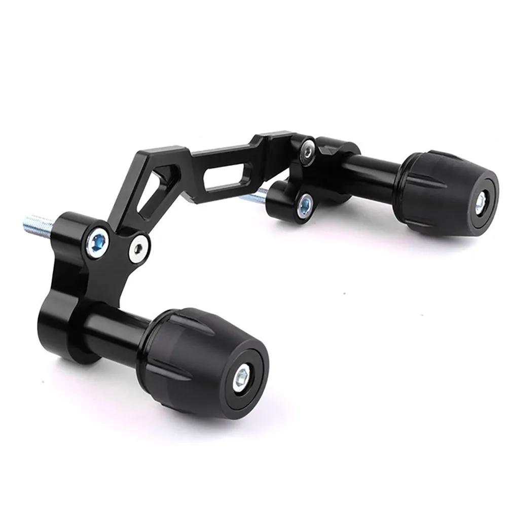 Black SMOK для Yamaha NVX Aerox NMAX 155 XMAX 300 Honda PCX 150 универсальный мотоцикл выхлопной трубы ползунки защита от падения мотоциклов - Цвет: Black