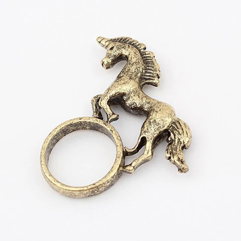 2018 New Fashion vintage bijouterie ring Retro Nice Little Horse Popular Trendy Ring(Brown) R259 | Rings