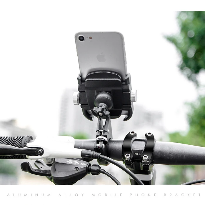Универсальный держатель для телефона на зеркало заднего вида из алюминиевого