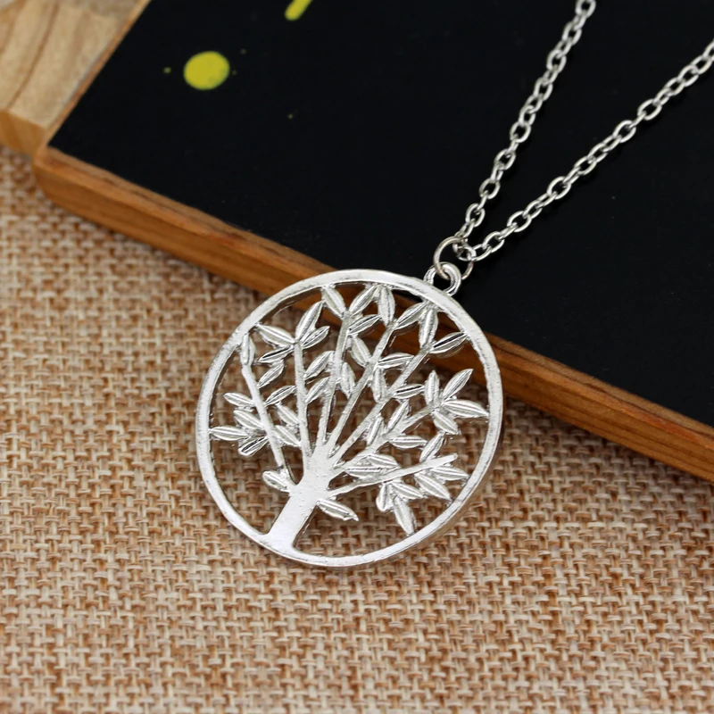 Freeshipping 12 шт. много Давным давно Ожерелье Дерево жизни Круглый Злая Королева
