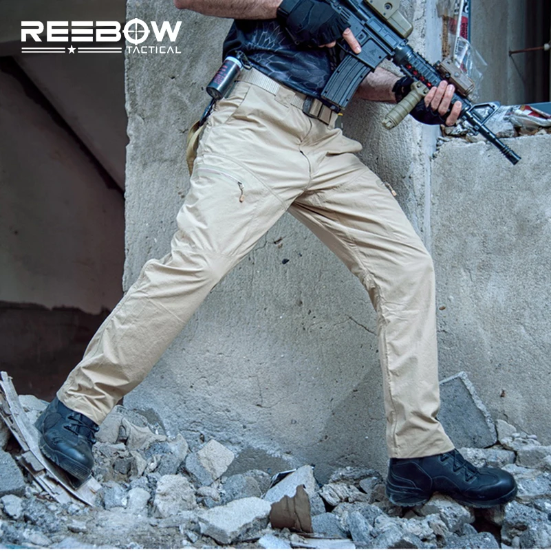 Брюки карго мужские тактические летние и осенние штаны из водоотталкивающей
