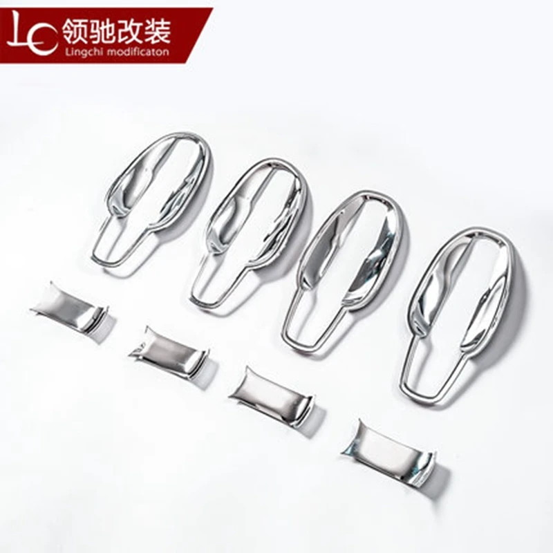 Для Toyota Land Cruiser LC200 2016 2017 автомобиль ABS хромированные боковые дверные ручки чаши