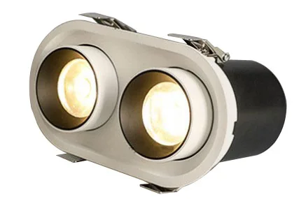 24W Circular Новые высококачественные шкафы CREE светодиодный светильник 12 Вт 20 Вт для одежды встроенный Телескопический корпус потолочного светильника двойная решетка лампы - Испускаемый цвет: 24W Circular