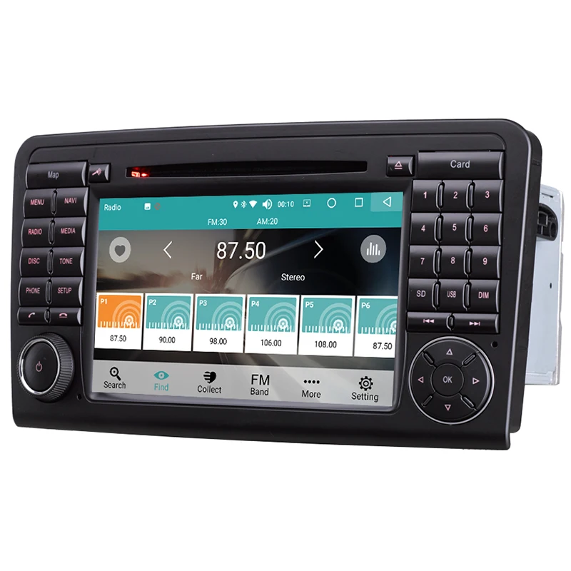 Автомобильный мультимедийный gps 2 din автомобильный dvd 4G/32G для Mercede s Ben z ML300 ML350 ML450