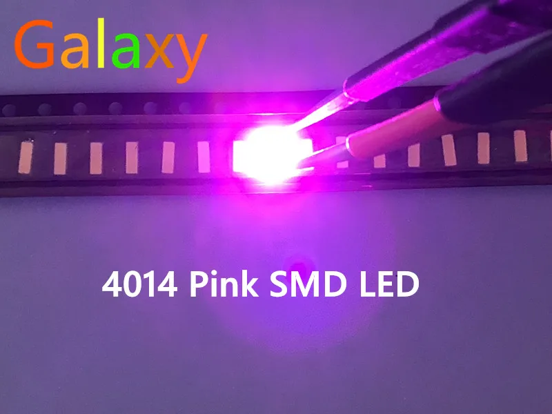 4014 SMD LED pink 30mA 4.0 * 1.4 0.65mm super bright free shipping/200PCS | Лампы и освещение