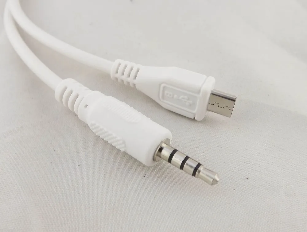 1 шт. 3 5 мм стерео штекер к Micro USB Pin Мужской M/M адаптер конвертер аудио кабель 50 см |