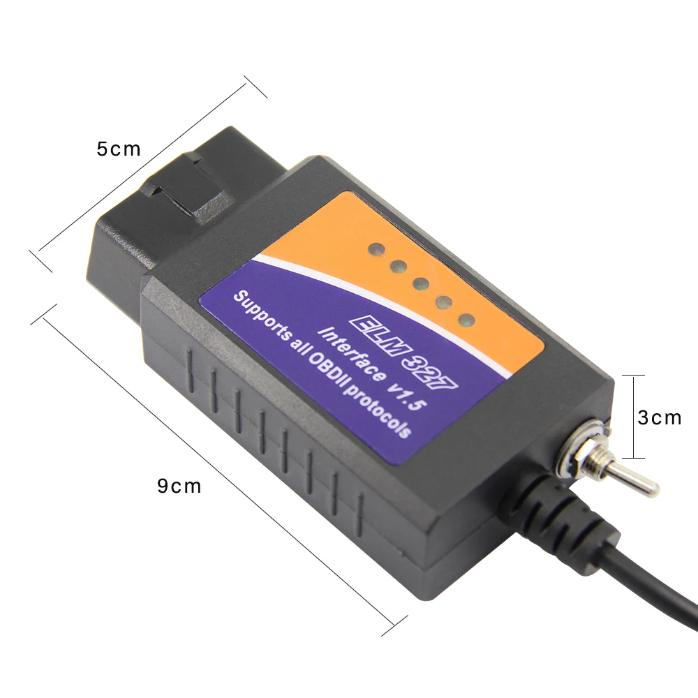 HS CAN/MS CAN ELM327 V1.5 PIC18F25K80 для FORScan ELM 327 USB для Windows XP/7 32 бита для Ford CH340 OBDII сканер кода