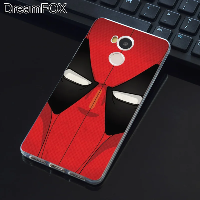 DREAMFOX L442 супер герой Человек-паук Мягкий ТПУ силиконовый чехол для Xiaomi Redmi Note 3 4 4X5 5A