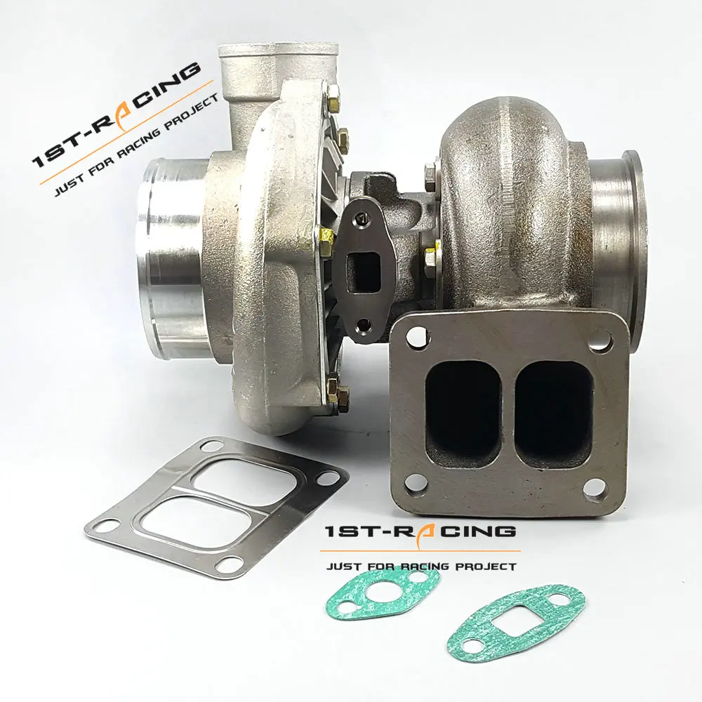 Турбо T04Z Com AR 0 70 Tur A/R 1 00 холодная вода двойной прокрутка T4 фланец Vband 550HP |