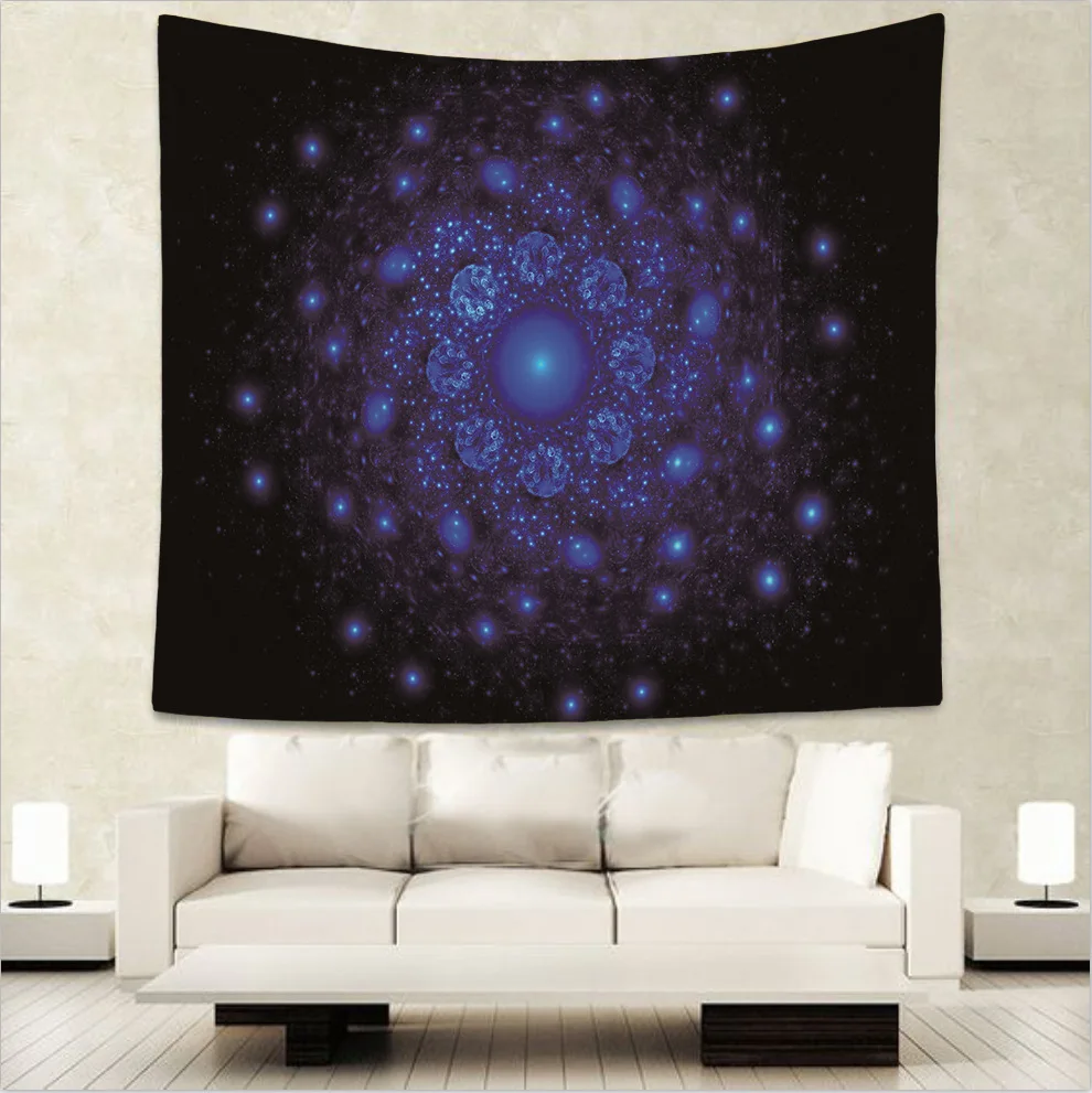 Гобелен индийская МАНДАЛА ГОБЕЛЕН настенный мягкий полиэстер настенная ткань