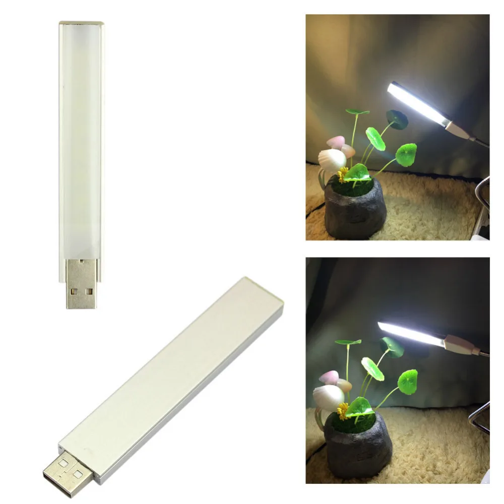 Новый USB светодиодный ночник портативный 5 в 10 LED белый светильник компьютерный