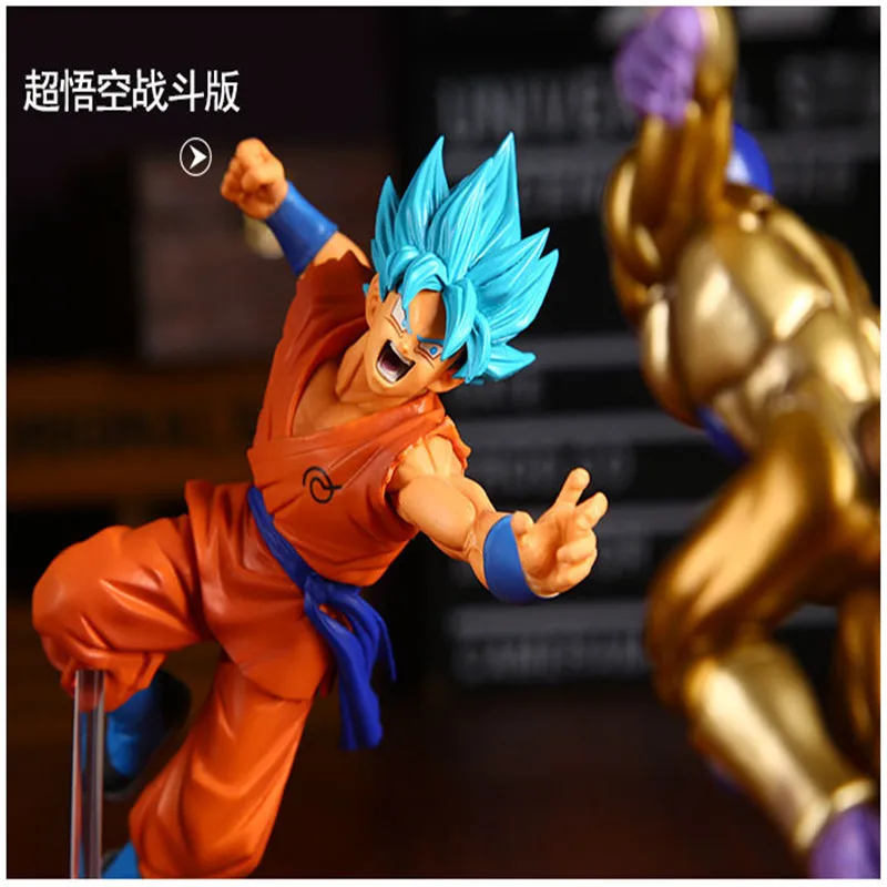 2 шт. Dragon Ball Z Goku фигурка игрушки Супер Саян Гоку бои Веджета Фриза Модель