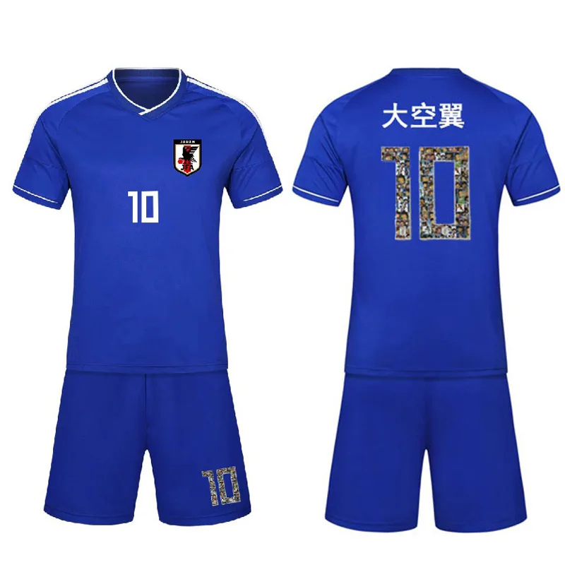 1 Captain Tsubasa JFA Футбол Костюмы комплекты № 10 Tsubasa озоре Косплэй Костюмы - Цвет: 1