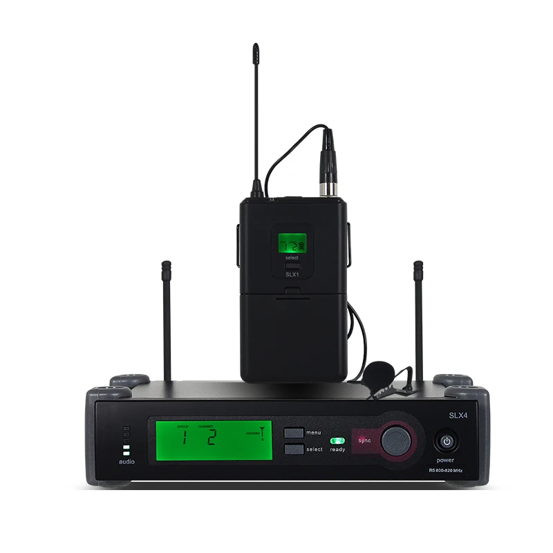 Беспроводной микрофон Регулируемая частота UHF SLX24/BETA58A профессиональный ручной петличный микрофон наушники одноканальный логотип OEM - Цвет: Hollar clip suit