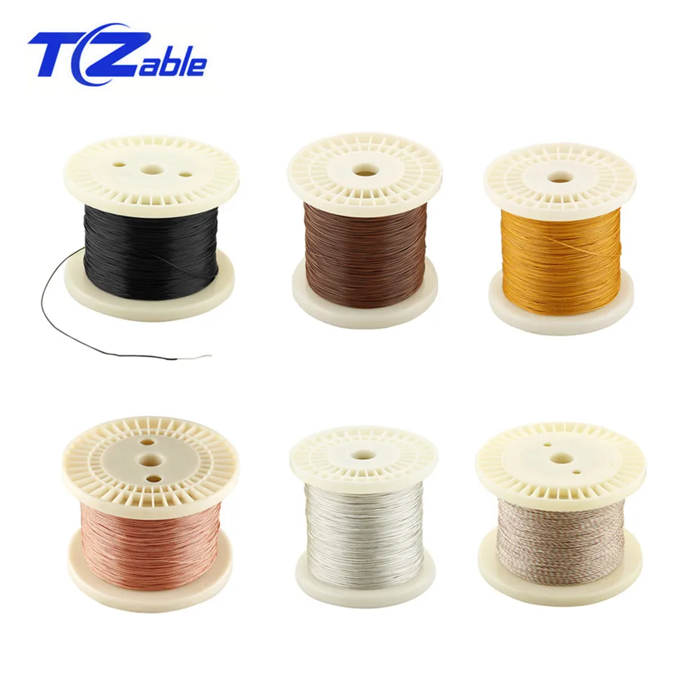 

Headphone Wire Copper Plated Silver Single-Woven Woven Earphone Single Core Upgrade Wire Pair Recording Line AUX HiFi Adapter