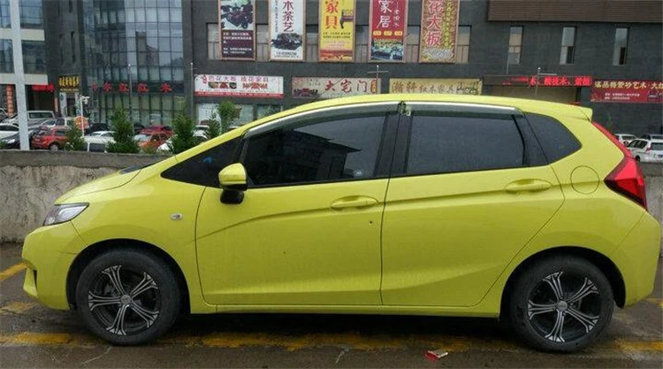 Пластиковый оконный козырек для Honda FIT вентиляционные оттенки защита от солнца и