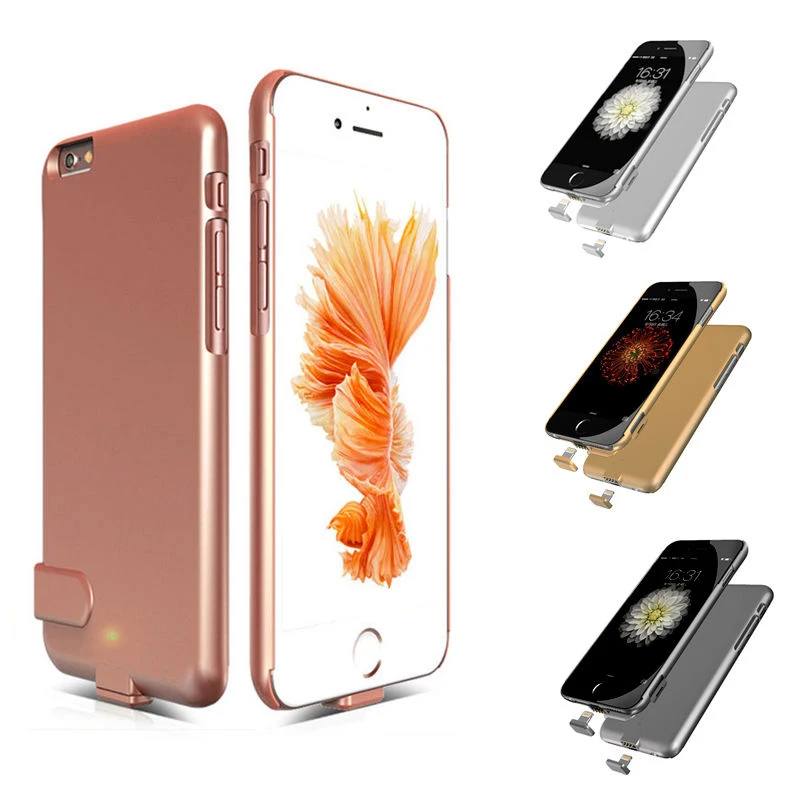 Ультратонкий перезаряжаемый чехол для внешнего зарядного устройства iPhone 6 6S Plus 7