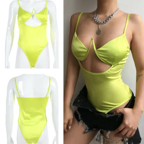 2019 сексуальный женский ажурный атласный без рукавов с открытой спиной цельный