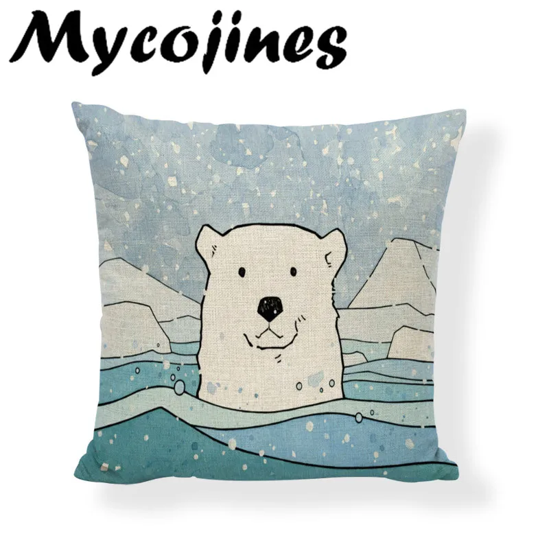 Оптовая продажа чехол для подушки с изображением животных Кита дикой природы