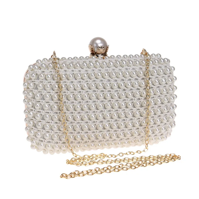 YINGMI Новое поступление женская сумка с бусинами жемчужная цепочка сумки на плечо