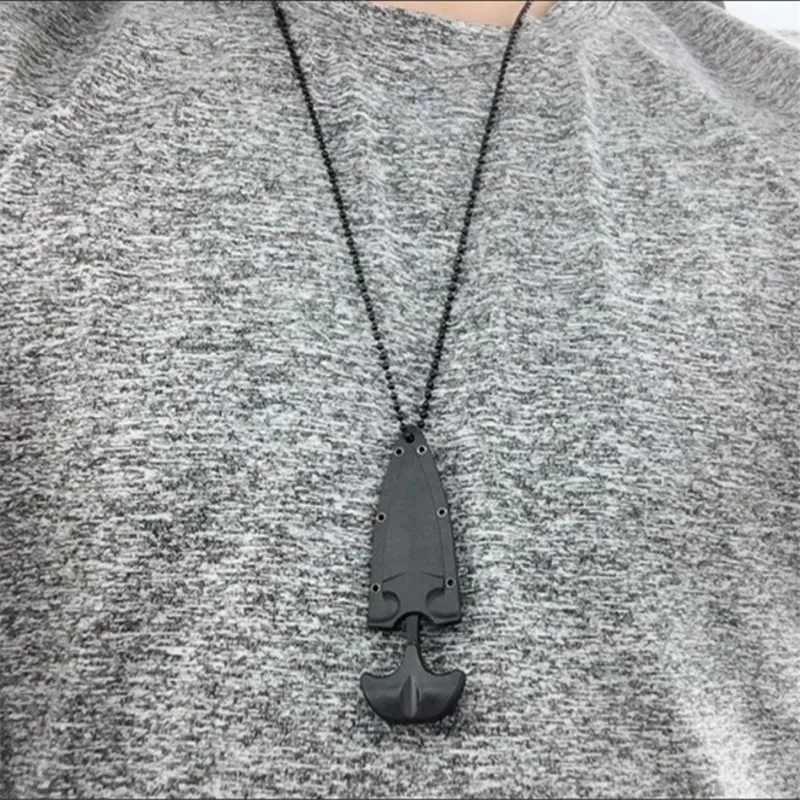 Многофункциональный мини подвесное ожерелье нож переносной Открытый Кемпинг