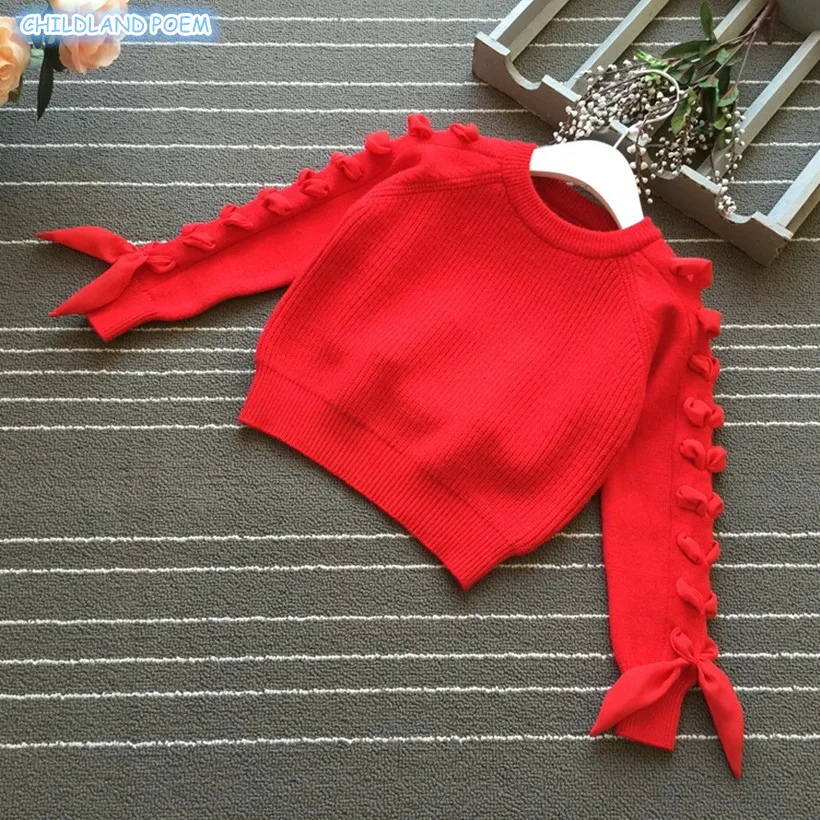 

Girl Sweater Autumn Winter Children Girls Clothes Woolen Cotton Toddler Girls Cardigan Kids Knitted Clothes Sweater For Girls