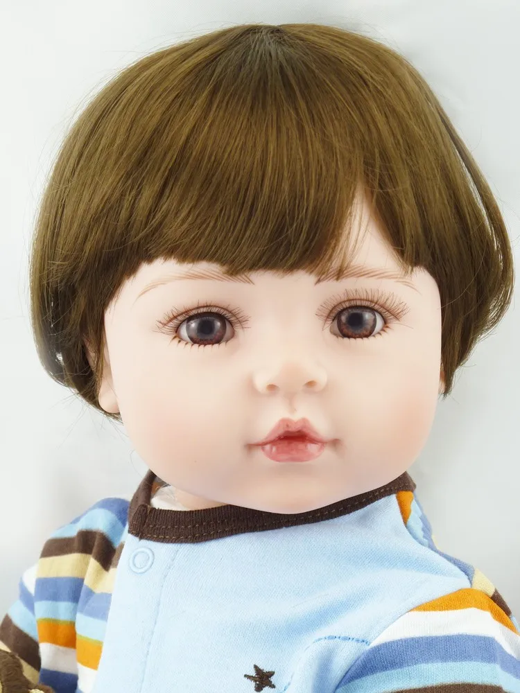 Forrsdor 55 см хит продаж ifelike Мягкие силиконовые куклы в полосатых штанах bebe reborn corpo de