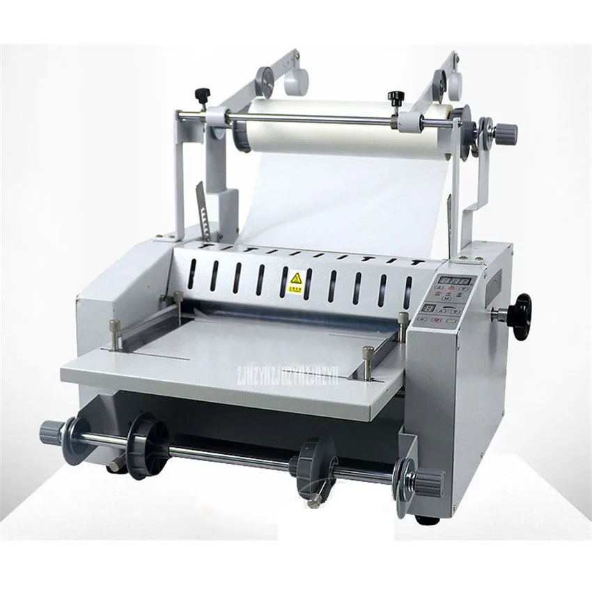 

New A3 A4 Film Laminating Machine Photo Document Paper Single/Double Side Cold/Hot Laminator Temperature Speed Adjustable 370F