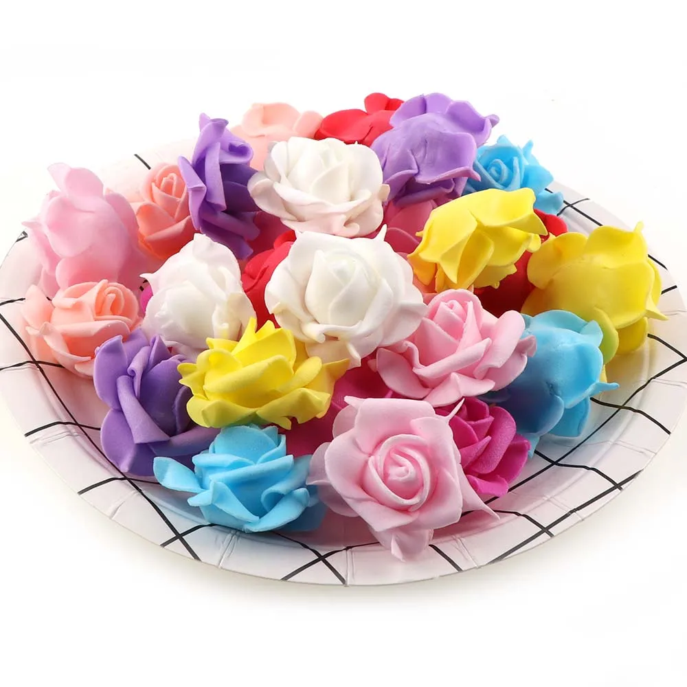 20 шт. 3 5 см мини объемные декоративные розы искусственные пенные цветы для DIY