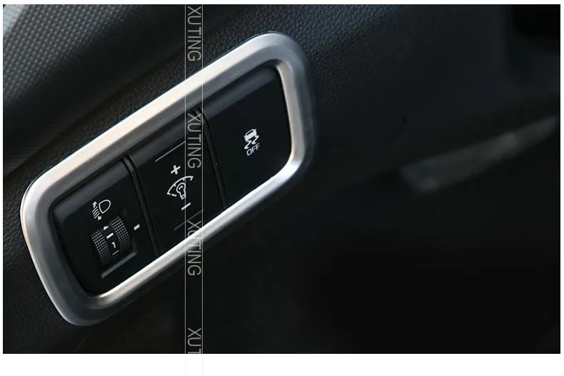 Vtear для hyundai ix25 Creta хендай крета аксессуары ABS хромированные накладки для салона фары рамка для переключателей, крышка, Накладка для стайлинга автомобилей,автотовары