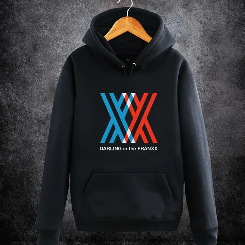 Anime! DARLING in the FRANXX Hoodie Cosplay Costume Autumn Winter Fashion Leisure Fleece Unisex Sweater Free Shipping | Тематическая